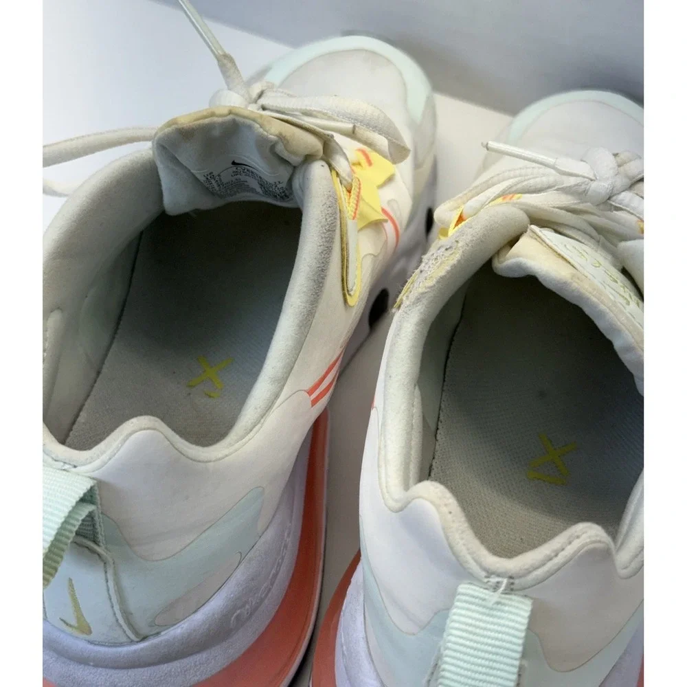 Nike Air Max 270 React 'Pale Ivory' CV8818-102‎ Women's Sz 10 Shoes